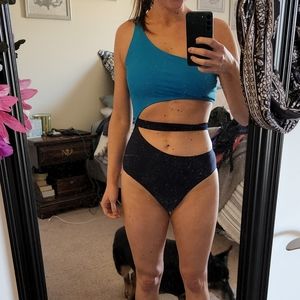 Blue Zaful bathingsuit